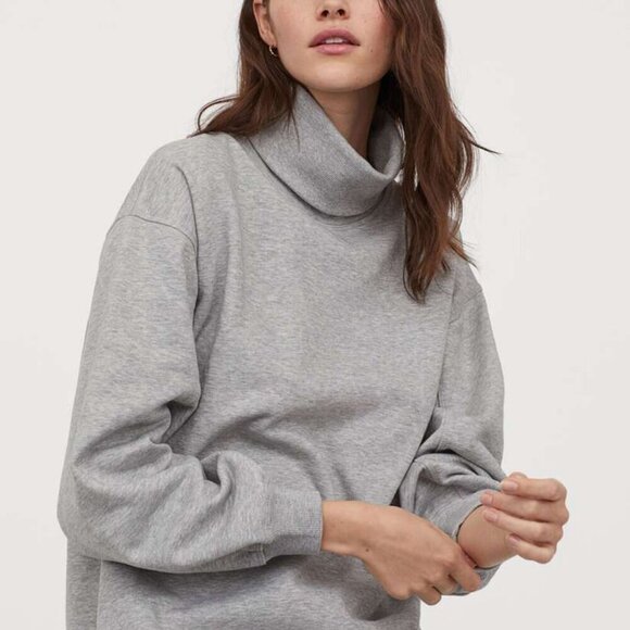 H&M Turtle Neck Tunic Sweater - Picture 2 of 8